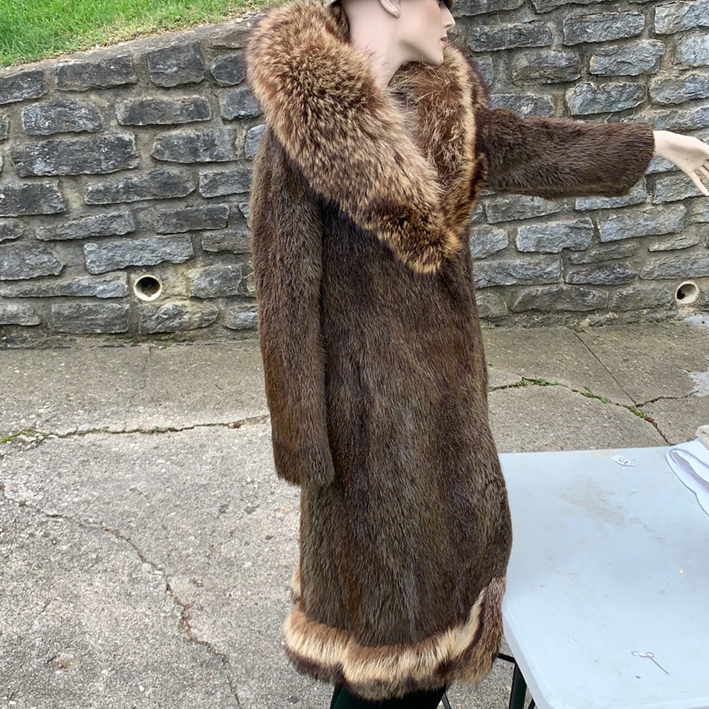 Women’s Full-length Beaver Coat Small